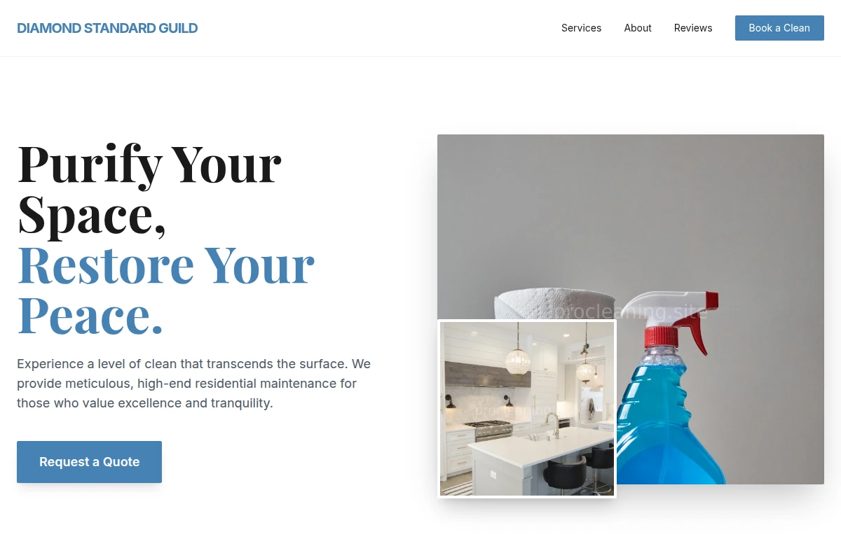Maintain House Cleaning