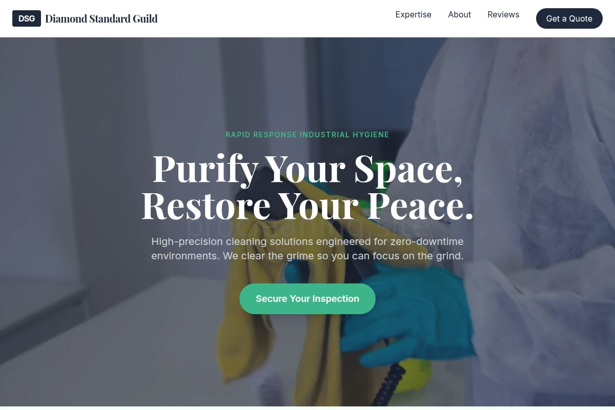 Quick-Dry Industrial Cleaning