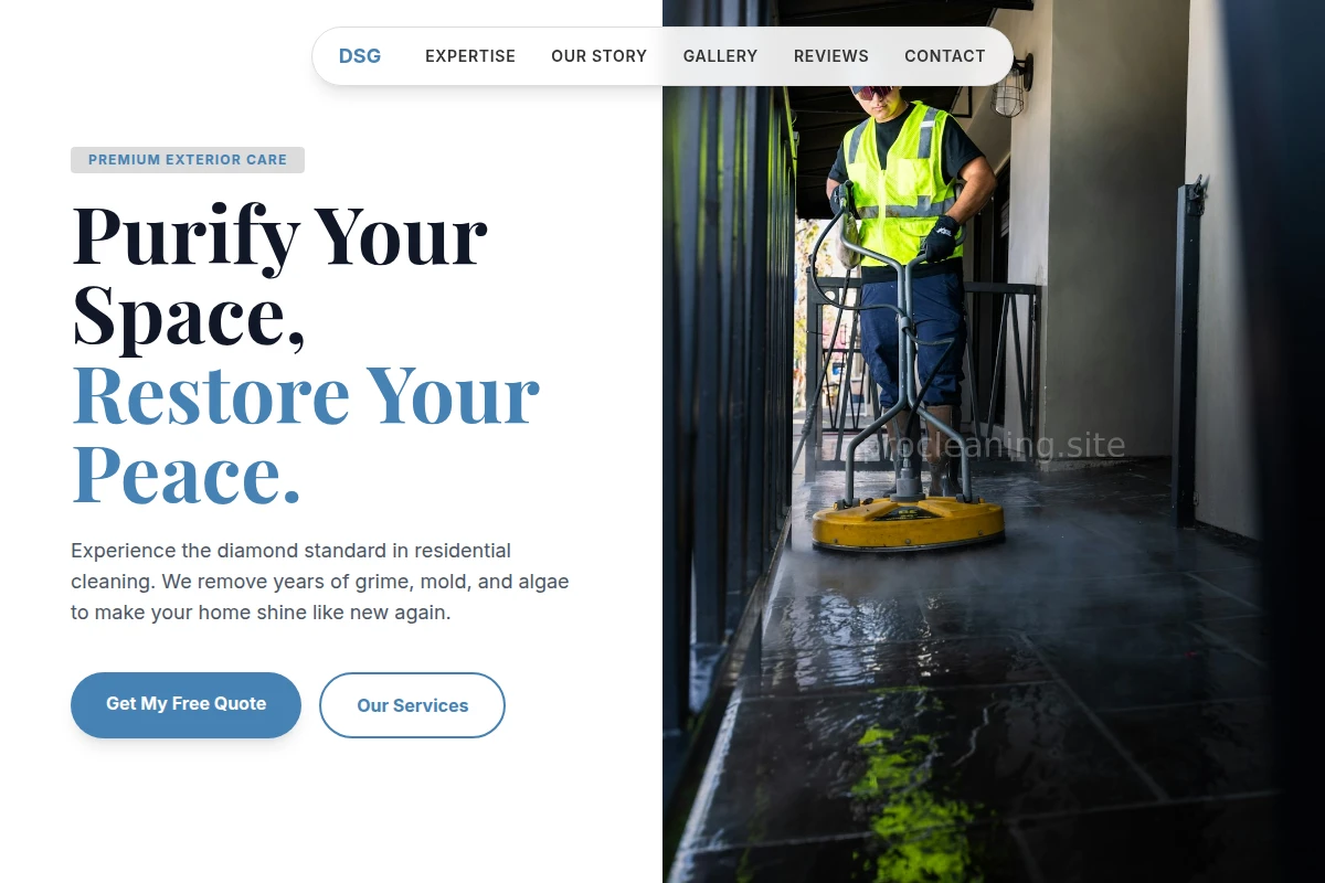Thorough Pressure Washing