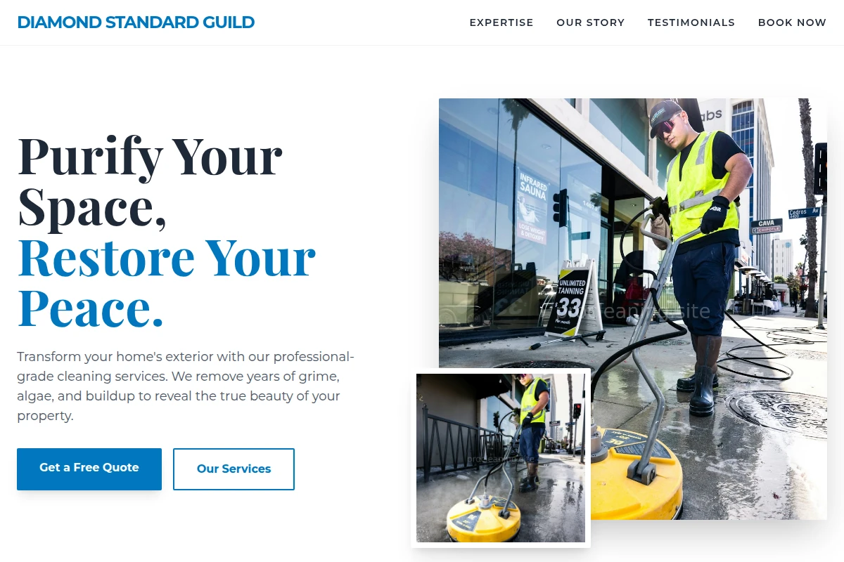 Thorough Pressure Washing